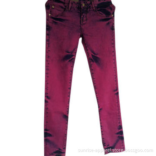 Women's 98% cotton and 2% spandex jeans
